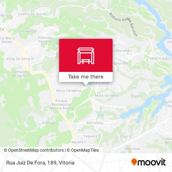 Rua Juíz De Fora, 189 map