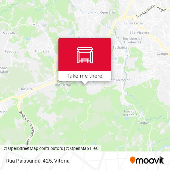 Rua Paissandú, 425 map