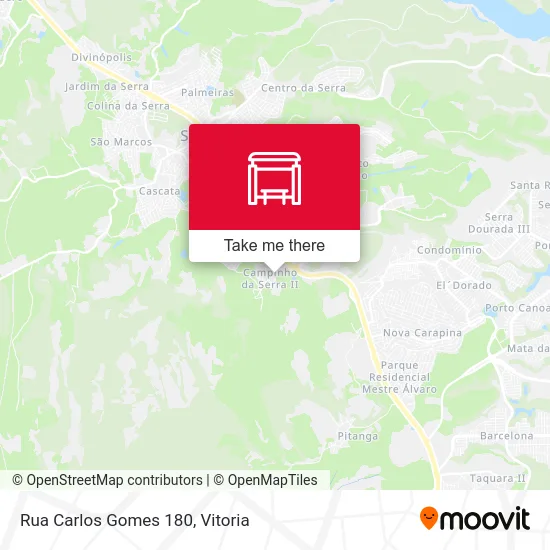 Rua Carlos Gomes 180 map