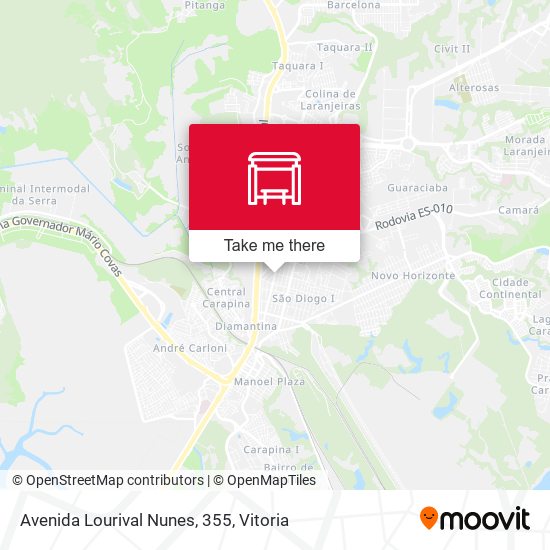 Avenida Lourival Nunes, 355 map