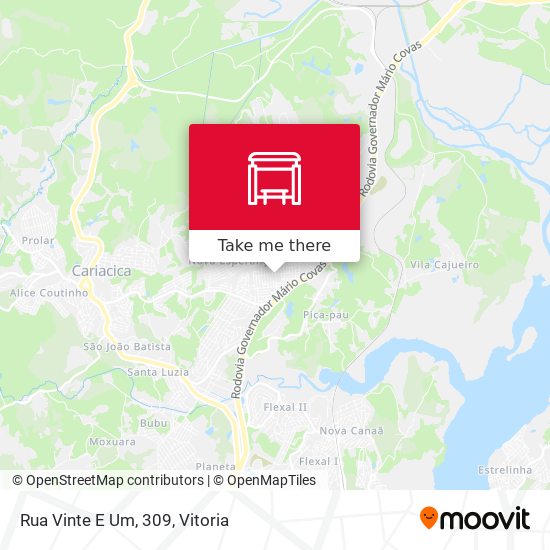 Rua Vinte E Um, 309 map