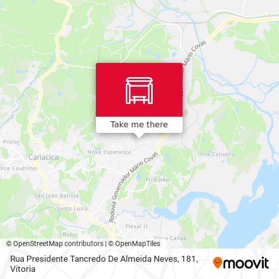 Rua Presidente Tancredo De Almeida Neves, 181 map