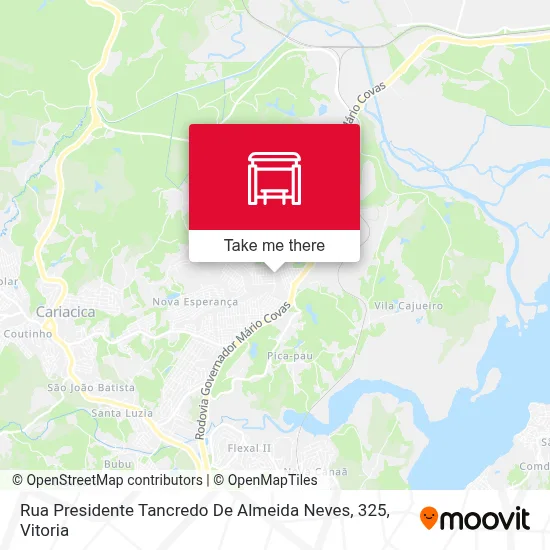 Rua Presidente Tancredo De Almeida Neves, 325 map