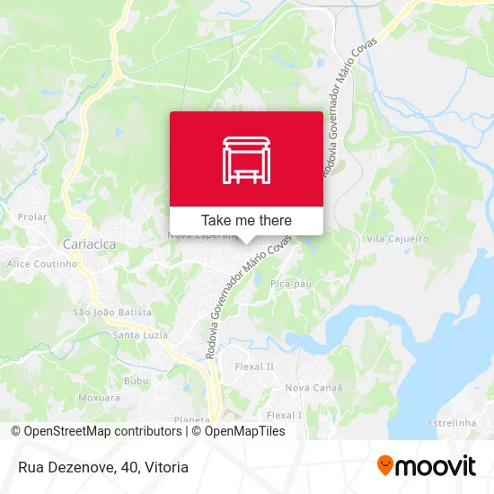 Rua Dezenove, 40 map