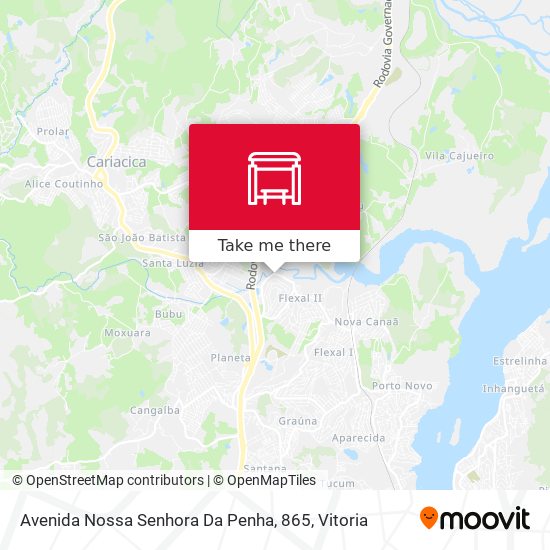 Avenida Nossa Senhora Da Penha, 865 map