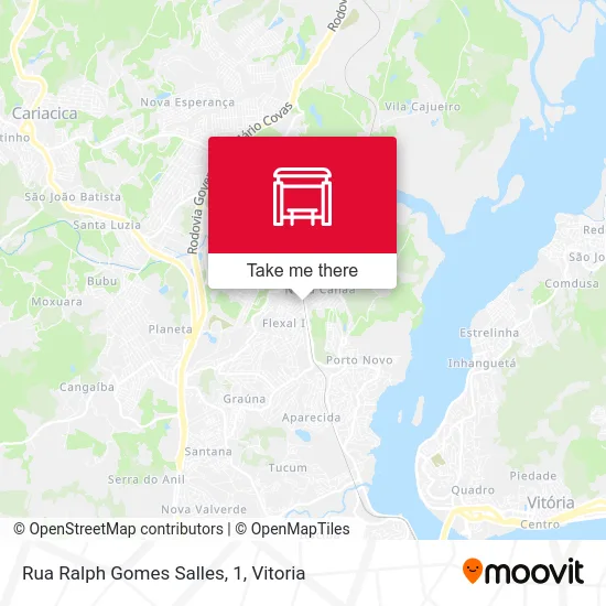 Rua Ralph Gomes Salles, 1 map