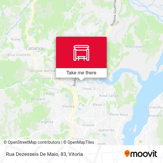 Rua Dezesseis De Maio, 83 map