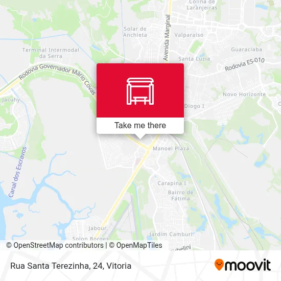 Rua Santa Terezinha, 24 map