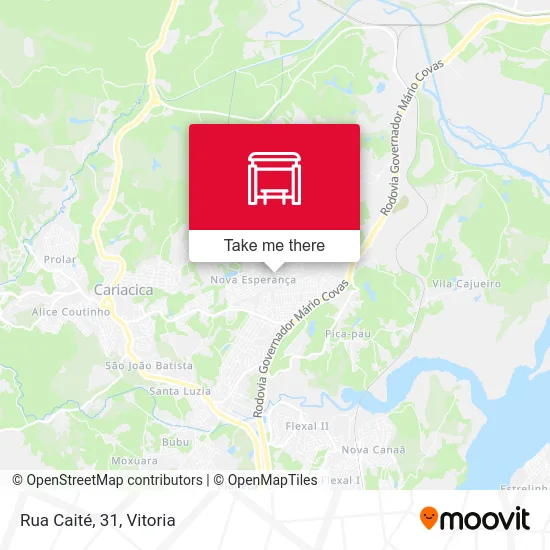 Rua Caité, 31 map