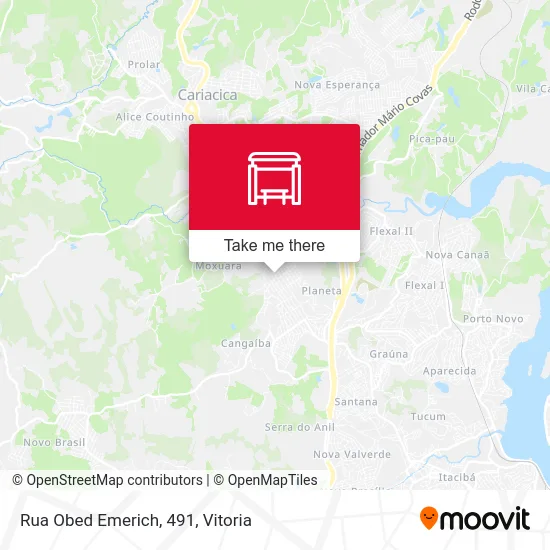 Rua Obed Emerich, 491 map