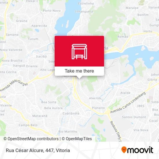 Rua César Alcure, 447 map
