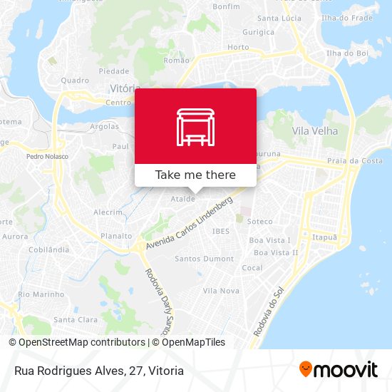 Mapa Rua Rodrigues Alves, 27