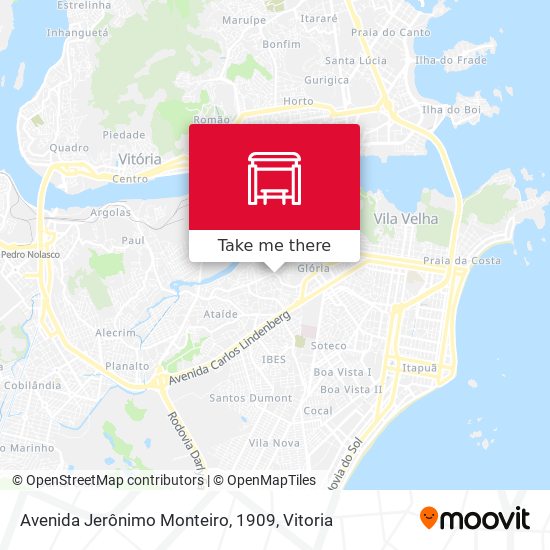 Avenida Jerônimo Monteiro, 1909 map