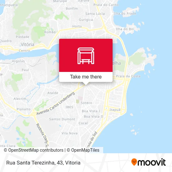 Rua Santa Terezinha, 43 map