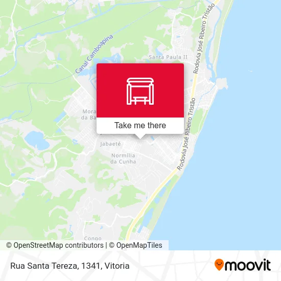 Rua Santa Tereza, 1341 map