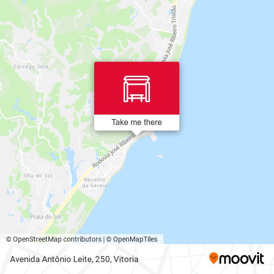 Avenida Antônio Leite, 250 map