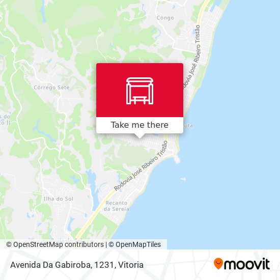 Avenida Da Gabiroba, 1231 map