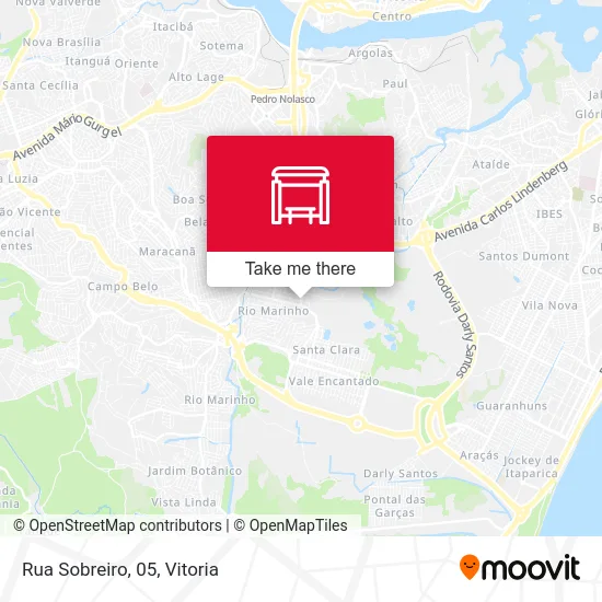 Rua Sobreiro, 05 map