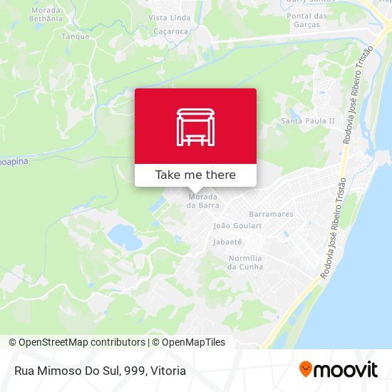 Rua Mimoso Do Sul, 999 map