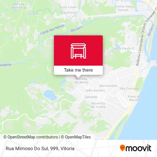 Rua Mimoso Do Sul, 999 map