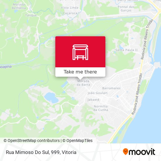 Rua Mimoso Do Sul, 999 map
