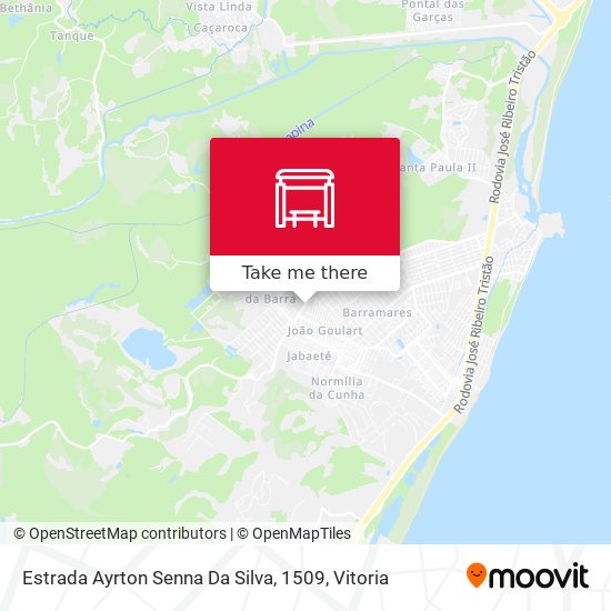 Estrada Ayrton Senna Da Silva, 1509 map