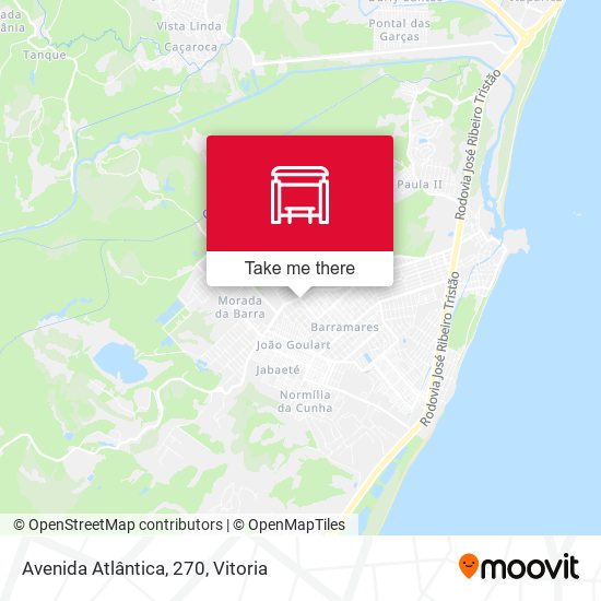 Avenida Atlântica, 270 map