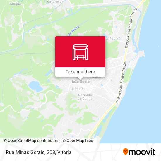 Rua Minas Gerais, 208 map