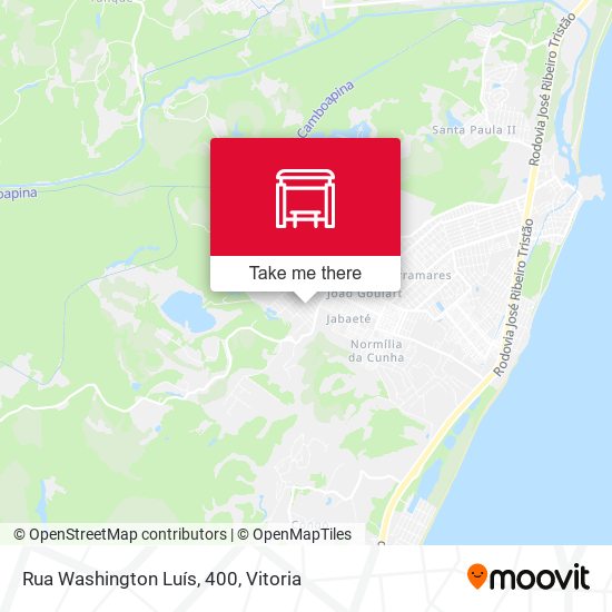 Rua Washington Luís, 400 map