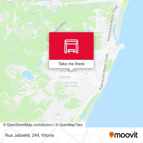 Rua Jabaeté, 249 map
