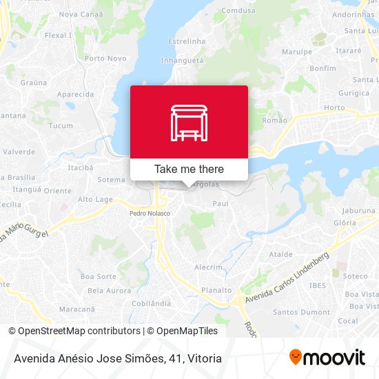 Avenida Anésio Jose Simões, 41 map