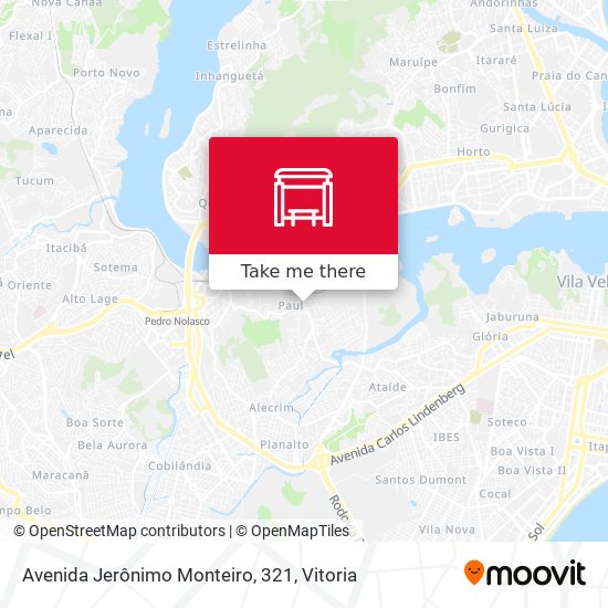 Avenida Jerônimo Monteiro, 321 map
