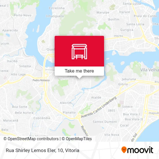 Rua Shirley Lemos Eler, 10 map