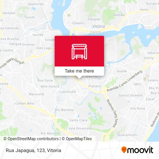 Rua Japagua, 123 map