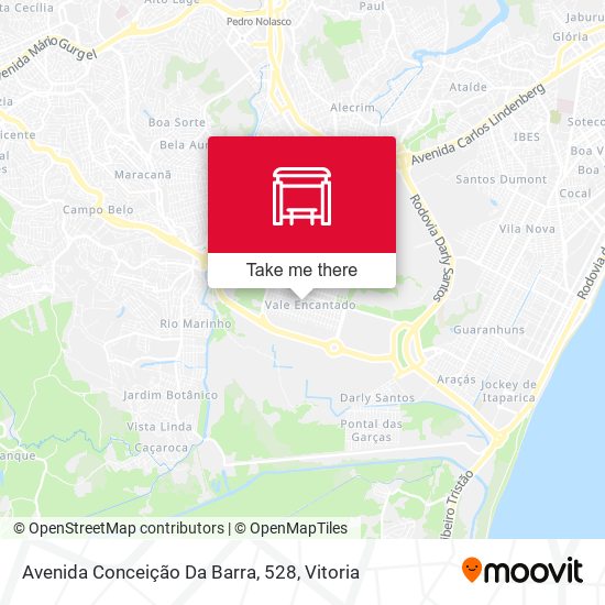 Avenida Conceição Da Barra, 528 map