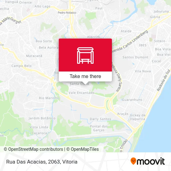 Rua Das Acacias, 2063 map