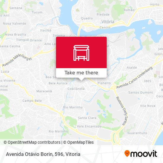 Avenida Otávio Borin, 596 map