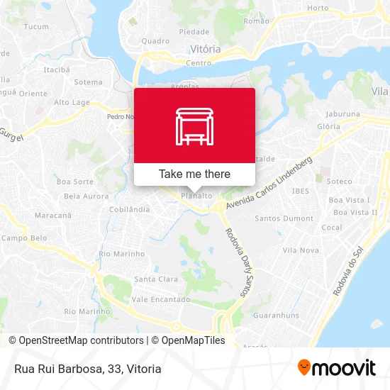 Rua Rui Barbosa, 33 map