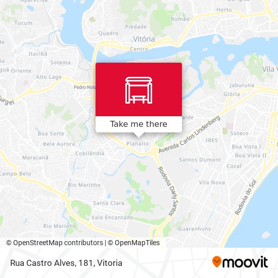 Rua Castro Alves, 181 map