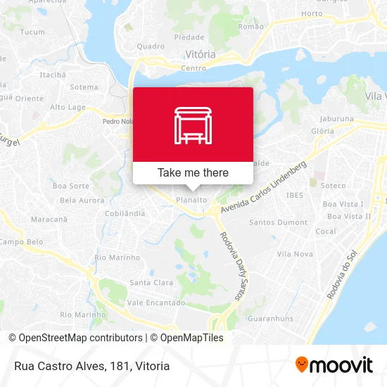 Rua Castro Alves, 181 map