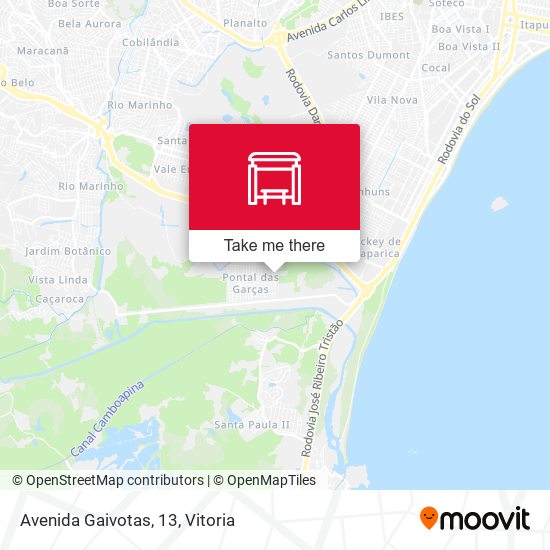 Avenida Gaivotas, 13 map