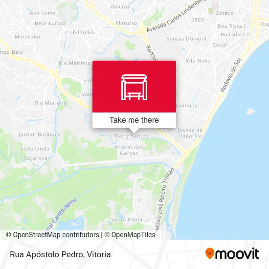 Rua Apóstolo Pedro map