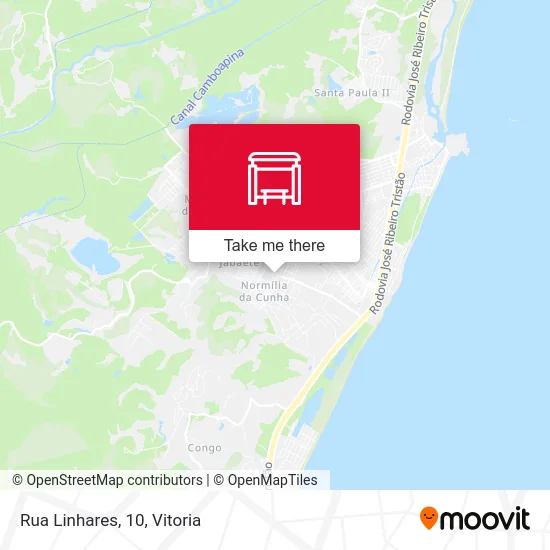 Rua Linhares, 10 map