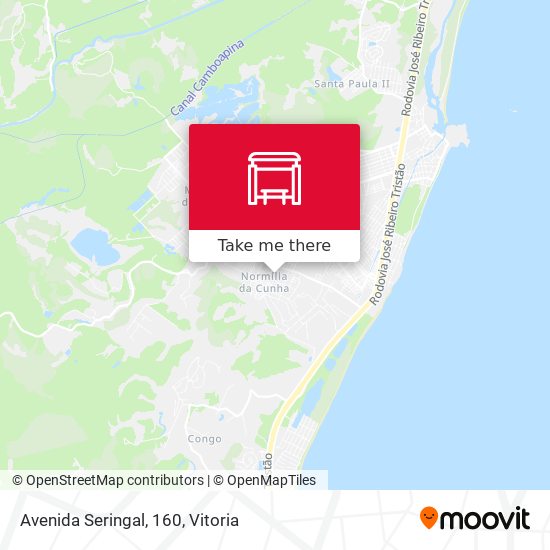 Avenida Seringal, 160 map