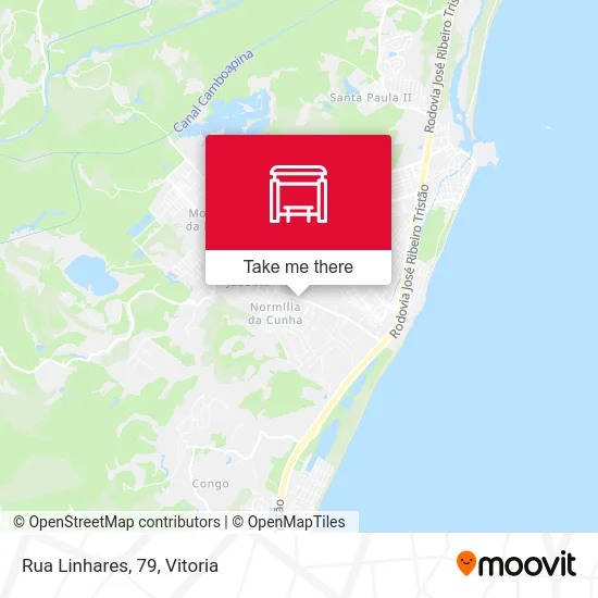 Rua Linhares, 79 map