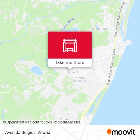 Avenida Bélgica map