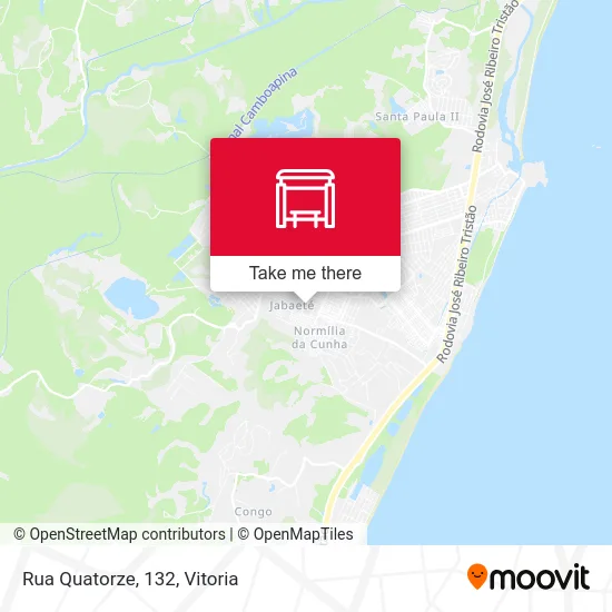 Rua Quatorze, 132 map