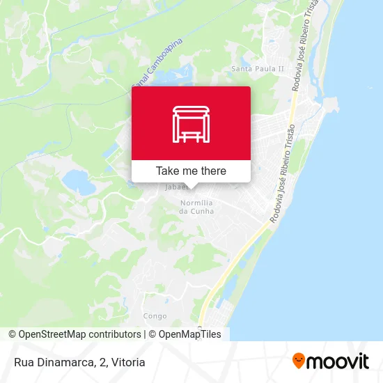 Rua Dinamarca, 2 map