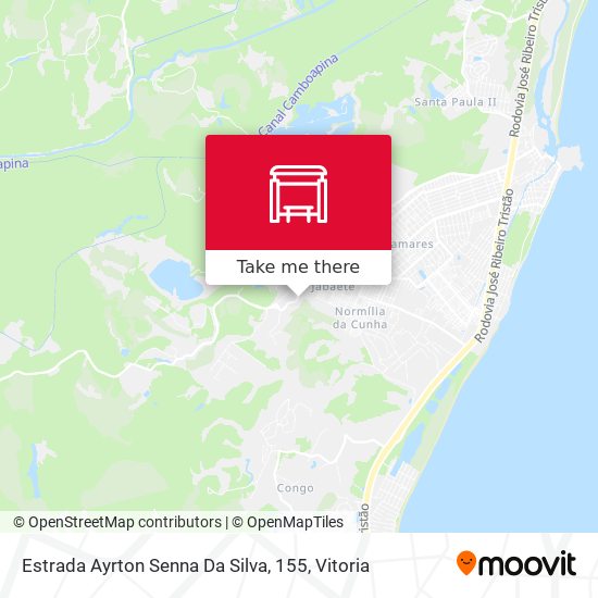 Estrada Ayrton Senna Da Silva, 155 map