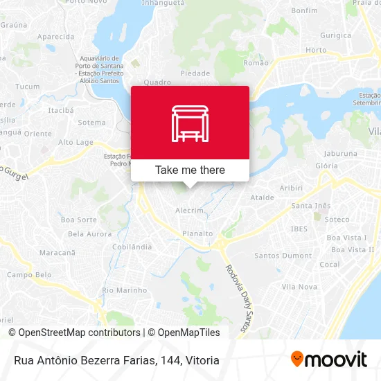 Rua Antônio Bezerra Farias, 144 map